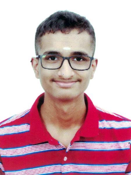 IIT JEE Rank Holder Amritesh Jagannathan